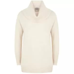 Mint Velvet Chunky Tie Front Cardigan - Cream, Size XL, Women