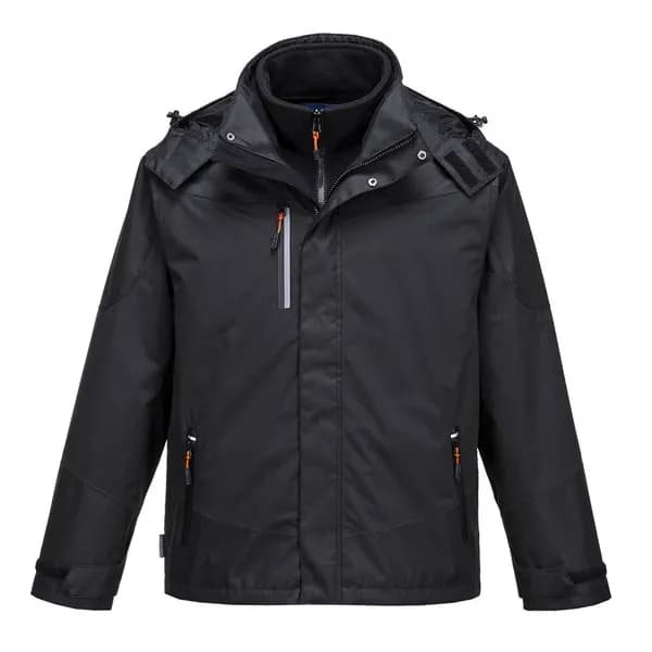 Portwest S553 Radial 3in1 Jacket S553BKR4XL Colour: Black