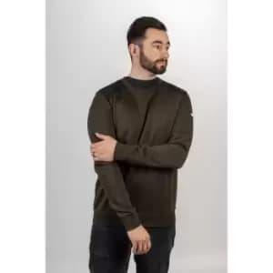 Caterpillar Essentials Crewneck Sweatshirt Moss Medium