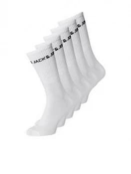 Jack & Jones Logo Sock - White