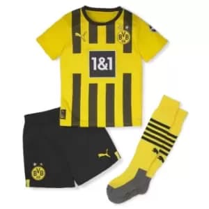 Puma Borussia Dortmund Home Mini Kit 2022/2023 Infants - Yellow
