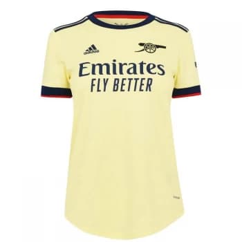 adidas Arsenal Away Shirt 2021 2022 Ladies - Yellow