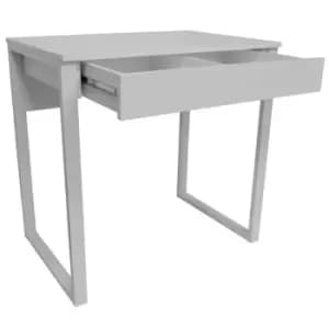 Techstyle Loop Compact Office Workstation / Computer Desk / White