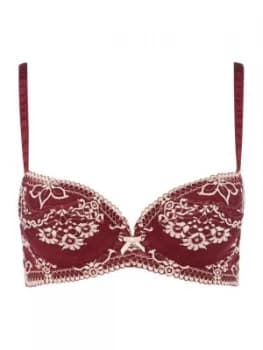 Wacoal Frivole Padded Balcony Bra Red