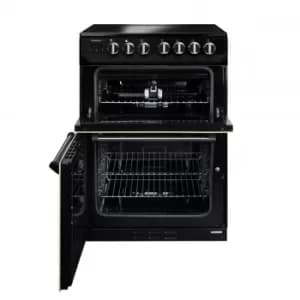 Rangemaster PROPL60ECBL/C Professional+ 60cm Ceramic Freestanding Cooker, Black