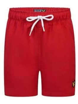 Lyle & Scott Boys Classic Swim Shorts - Red