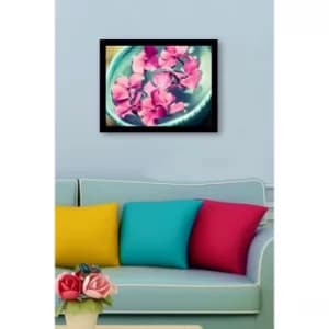 SC0646 Multicolor Decorative Framed MDF Painting