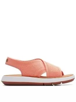 Clarks Jemsa Dash Sandals - Light Coral, Light Coral, Size 3, Women