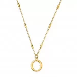 Gold Iconic Initial O Necklace GNCC4041O
