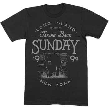 Taking Back Sunday - Panther Unisex Large T-Shirt - Black