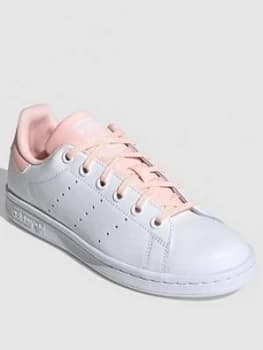 Adidas Originals Stan Smith Junior Trainers - White/Pink