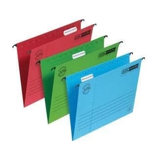 Elba Verticflex A4 Ultimate Suspension File Manilla 240gsm 15mm V Base Green Pack of 25