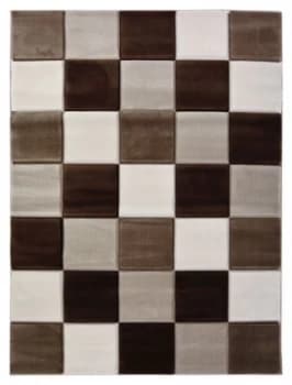 Homemaker Check Rug - Brown 080x150