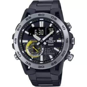 Mens Casio Stainless Steel Edifice ECB-40DC