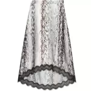 Ted Baker Cierraa Printed Lace Midi Skirt - White