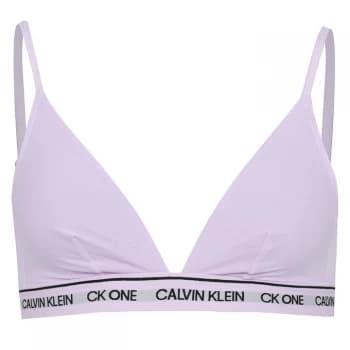 Calvin Klein Underlined Triangle Bralette - Mauve Berry