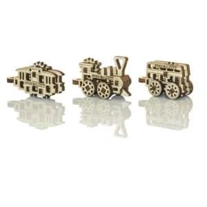 Widgets Public Transport Wooden City 3D Wooden Model Kit