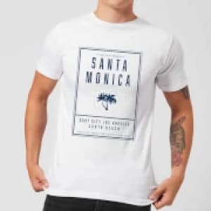 Native Shore Mens Santa Monica Surf City T-Shirt - White - 3XL