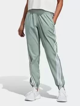 adidas Trainicons 3-stripes Woven Joggers, Green Size M Women