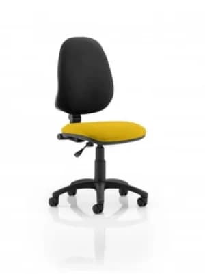 Eclipse I Lever Task Operator Chair Bespoke Colour Seat Yellow