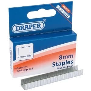 Draper 8mm Staples