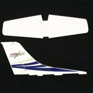 Top Gun Park Flite Cessna 182 Skylane Tail Wing (Blue)