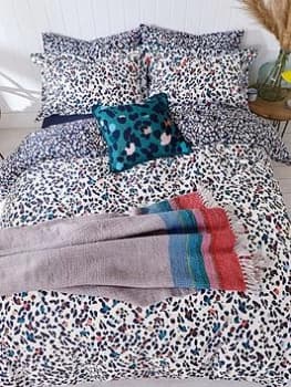 Joules Lynx Leopard Duvet Cover Set - Db
