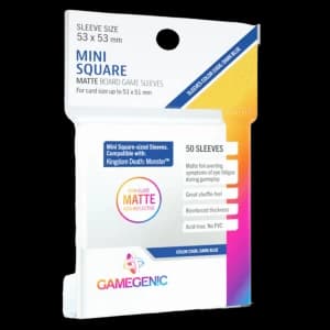 Gamegenic Matte Mini Square Sized 53 x 53mm - 50 Sleeves