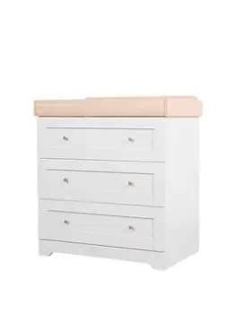 Tutti Bambini Rio Chest Changer - Dove Grey/Oak, Grey