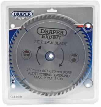 Draper Expert TCT Saw Blade 250X30mmx60T 9488