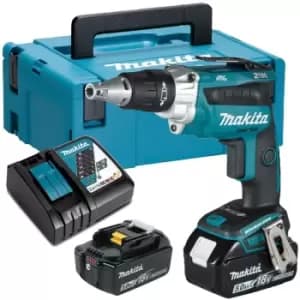Makita - DFS250RTJ 18v Brushless Drywall Screwdriver - 2 x 5.0ah Batteries Makpac