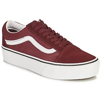 Vans OLD SKOOL PLATFORM womens Shoes Trainers in Bordeaux,4.5,5,6,6.5,7.5,8,3,7,5.5,4