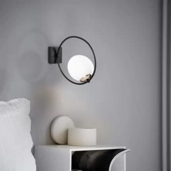 Dolunay - 3911 Black White Wall Lamp