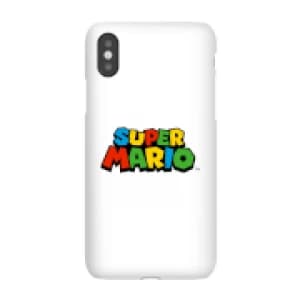 Nintendo Super Mario Colour Logo Phone Case - iPhone X - Snap Case - Gloss
