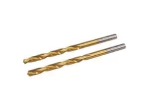 Silverline 733229 HSS Titanium-Coated Drill Bits 2pk 5.0mm