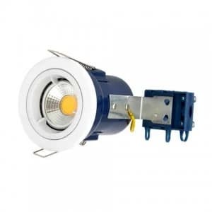 Electralite GU10 Spotlight Fitting - IP20 - White