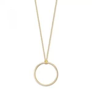 Thomas Sabo Gold Plated Sterling Silver Charm Club Circle Charm Necklace