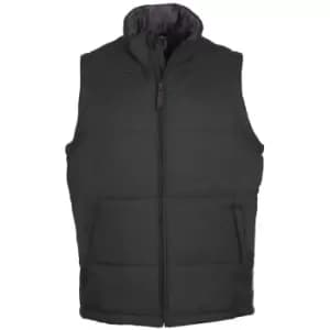SOLS Warm Unisex Padded Bodywarmer Jacket (3XL) (Charcoal)