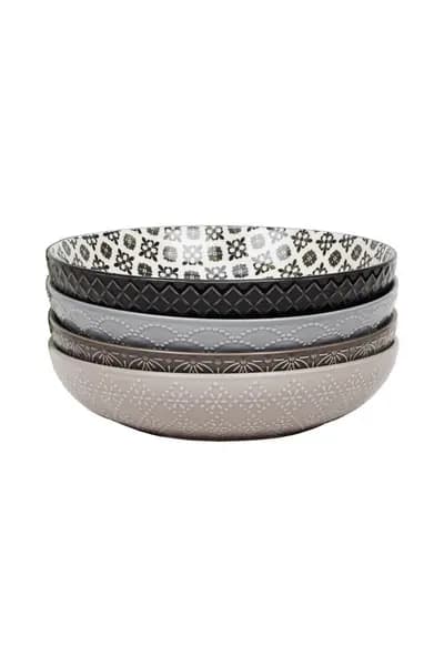 Hestia Set of 4 Pasta Bowls Multi