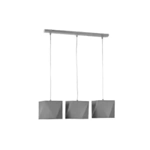 Pilar 3 Light Bar Pendant Ceiling Light, Grey