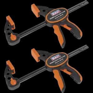 Sealey Quick Bar Clamp Pack of 2 150mm 93mm