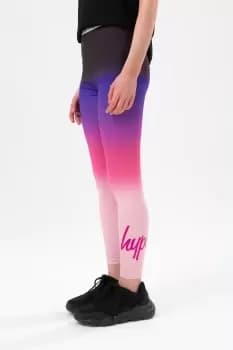 Fade Foil Script Leggings