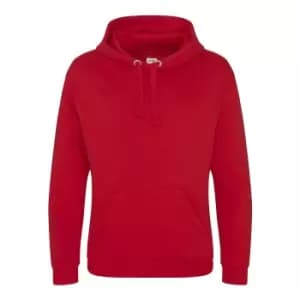 AWDis Just Hoods Mens Graduate Heavyweight Hoodie (3XL) (Fire Red)