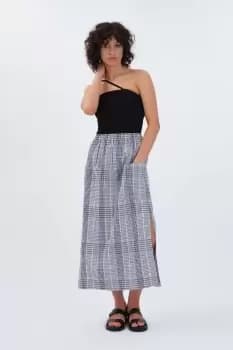 Fanna Midi Skirt, Multi Check / 12
