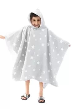 Star Kids Hooded Towel Poncho