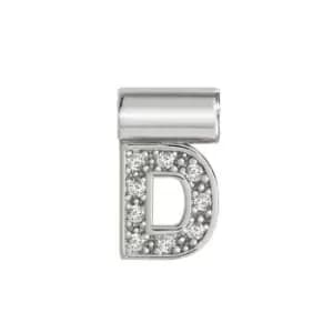 Nomination SeiMia Silver CZ Letter D Pendant Charm