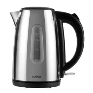 Tower T10015P Infinity 1.7L 3KW Jug Kettle - Polished Stainless Steel