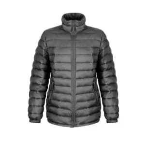 Result Ladies/Womens Ice Bird Padded Jacket (Water Repellent & Windproof) (S) (Black)