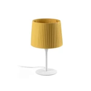 Samba Table Lamp Round Tapered Yellow, E27