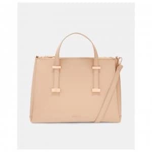 Ted Baker Juddy Leather Tote Bag - Taupe
